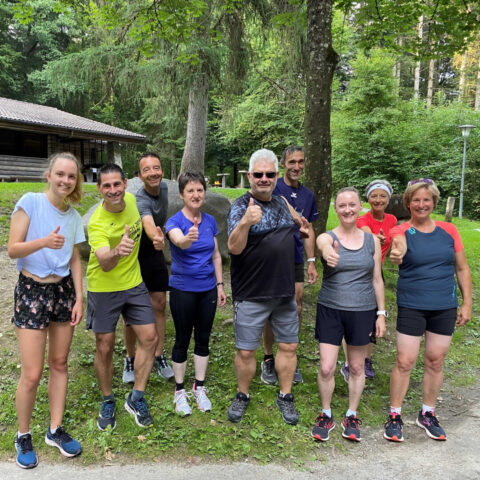 Gruppenfoto Basiskurs Jogging 2022.